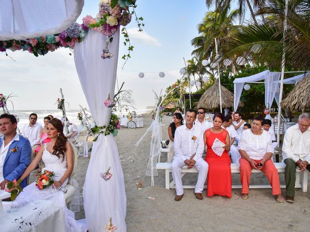 El matrimonio de Diego y Monica en Santa Marta, Magdalena 9