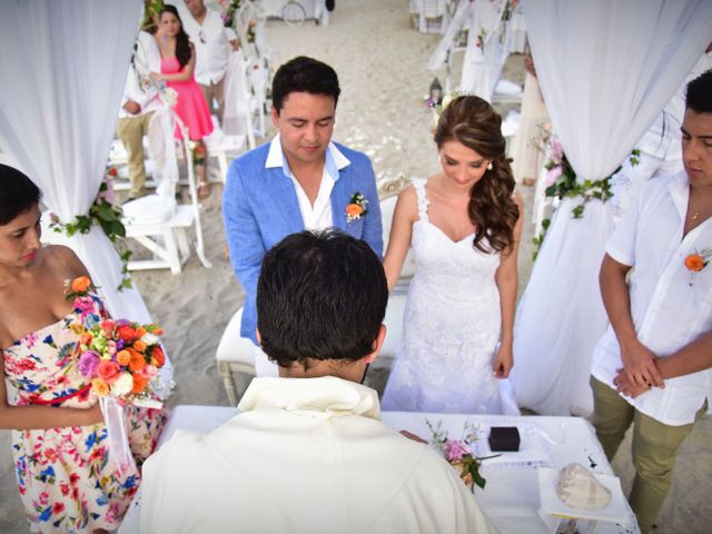 El matrimonio de Diego y Monica en Santa Marta, Magdalena 11