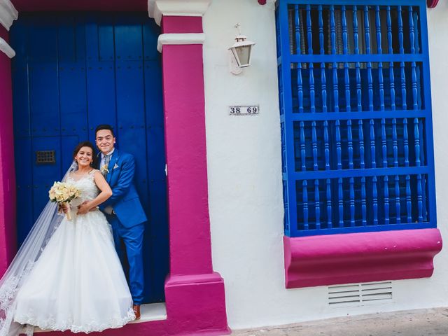 El matrimonio de Andrés y Lina en Cartagena, Bolívar 17