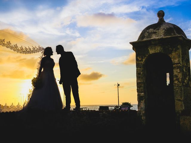 El matrimonio de Andrés y Lina en Cartagena, Bolívar 15