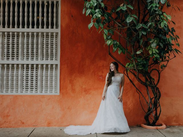 El matrimonio de Jeffrey y Heidy en Cartagena, Bolívar 1