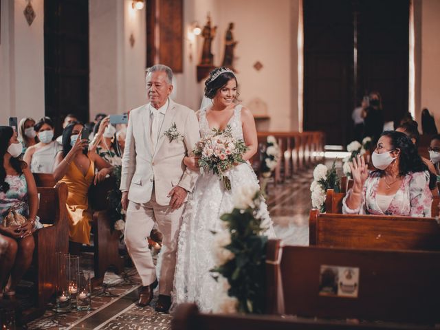 El matrimonio de Gisseth y Chaheer en Cartagena, Bolívar 17