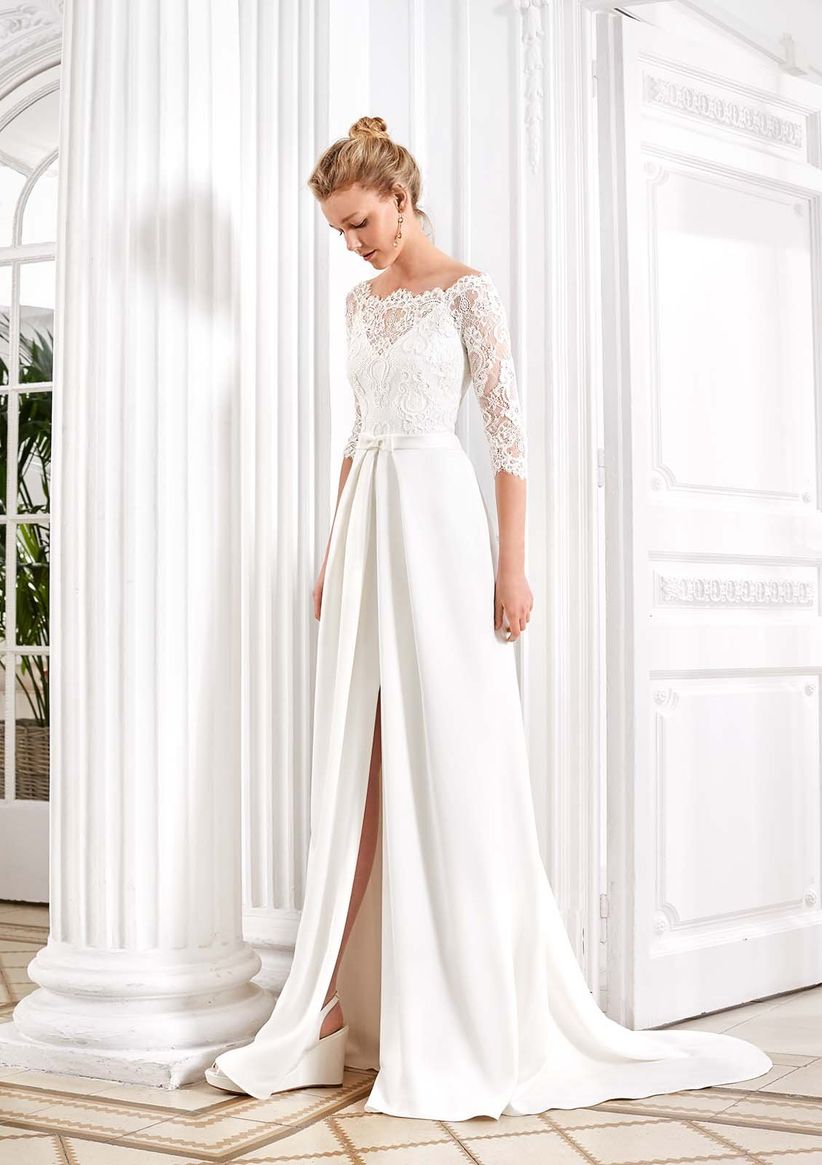 Vestidos De Novia Con Manga 3 4 Para Gorditas Ken Chad