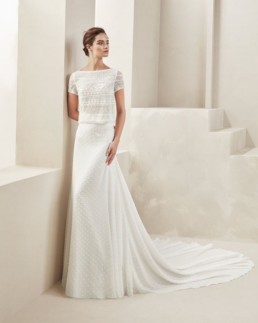 Vestidos de novia sencillos 45 diseños románticos y elegantes