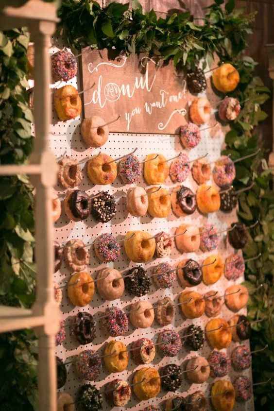 Donuts boda