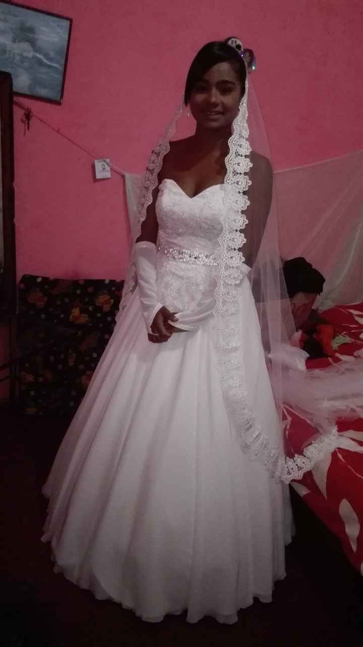 Mi vestido de novia Y Mi Velo estil ocatedral
