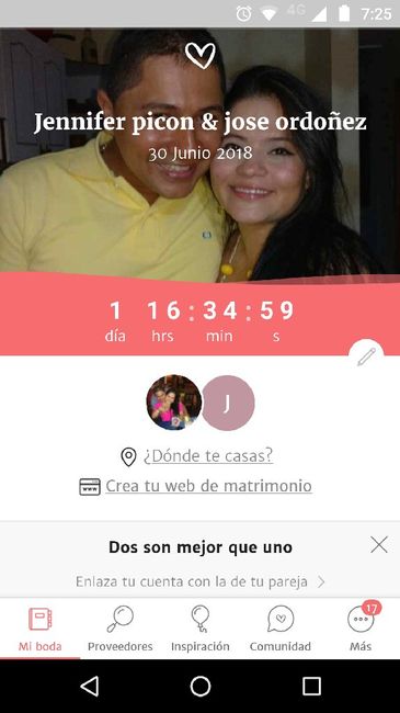 Faltan __ días para mi matrimonio 1