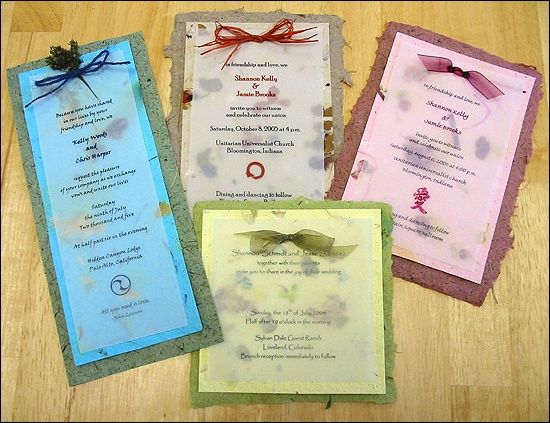 Invitaciones ecológicas para el matri... - 2