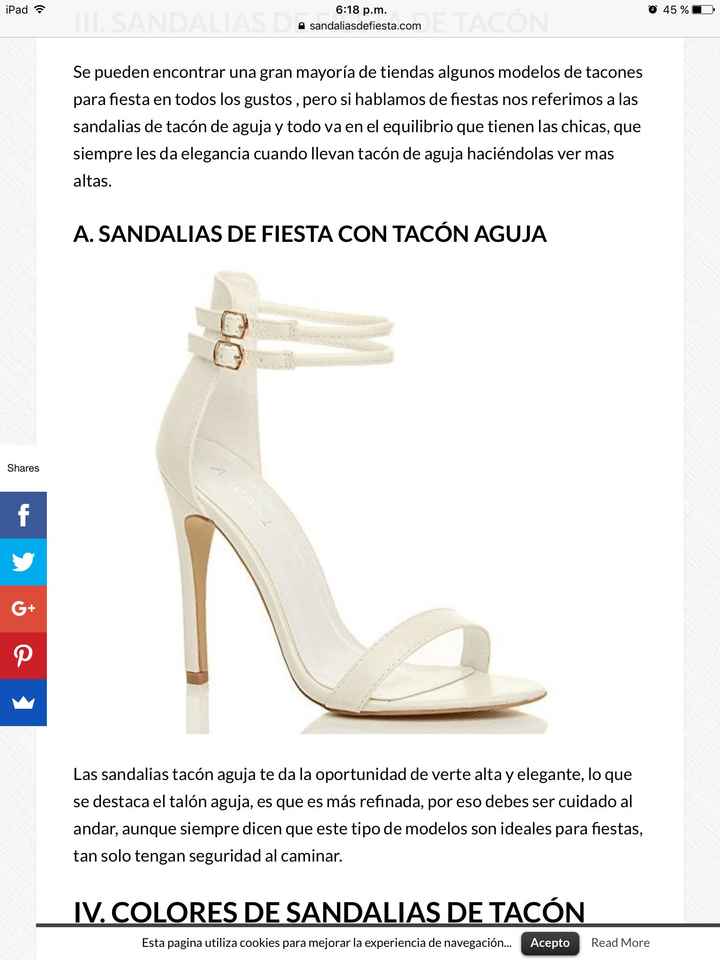 ¡Ayuda! No sé qué zapatos usar - 1