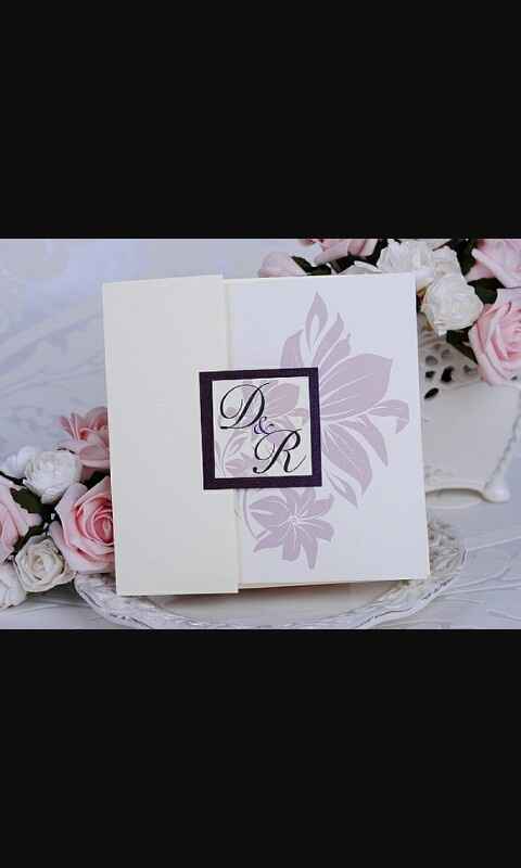 Invitaciones color morado - 9