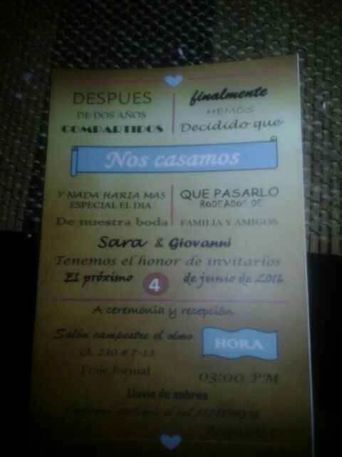 Mis invitaciones diy - 1