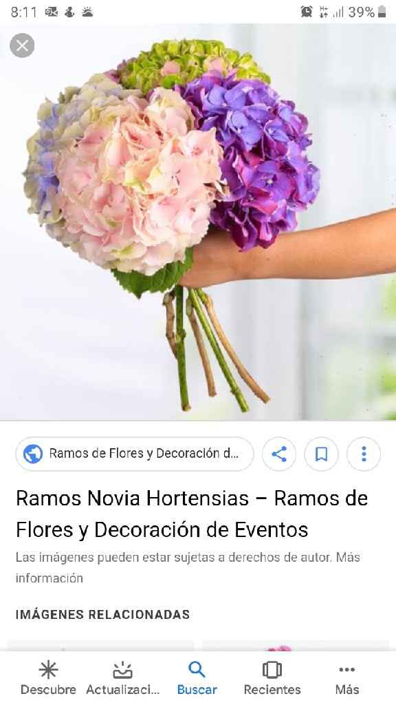 Ramo de novia con hortensias!! - 2