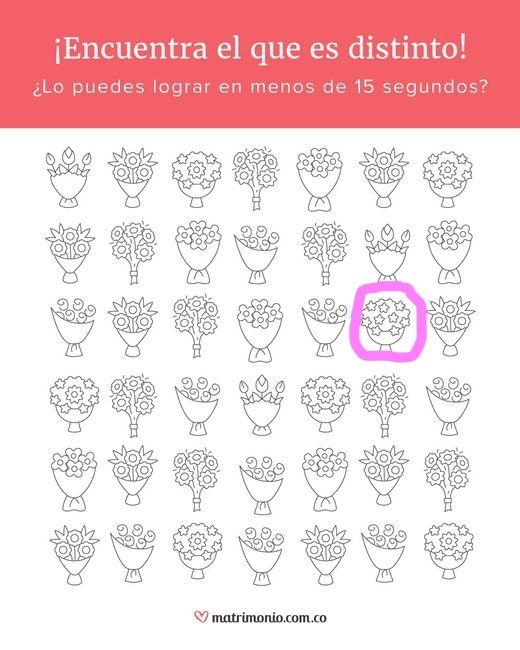 ¡Encuentra el ramo distinto y llévate un regalito para tu matrimonio! 🎁 9