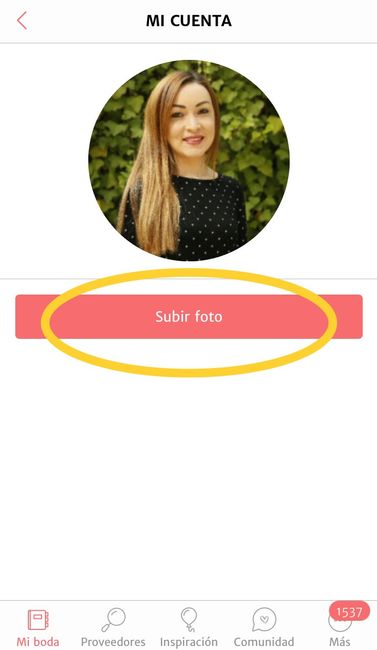 ¿Cómo cambiar la foto del perfil? 6