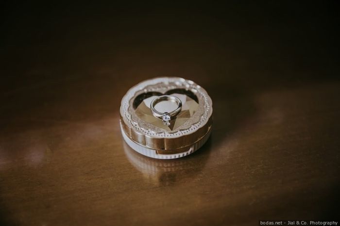 ¿Vas a usar tu anillo de compromiso junto a la argolla? 1