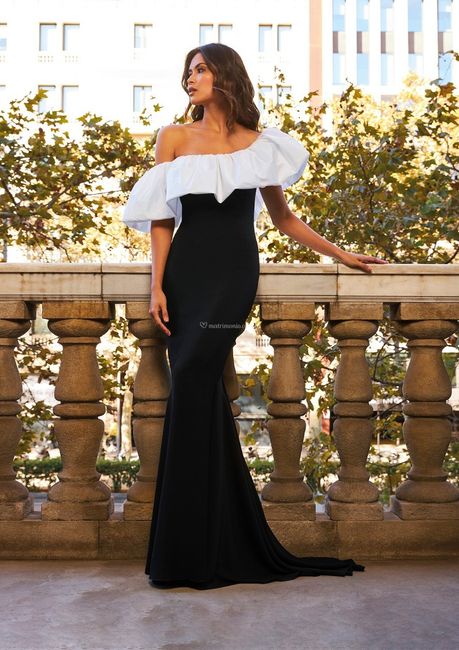 360º vestido de INVITADA en Blanco y Negro: ¿Si o no y por qué? 2
