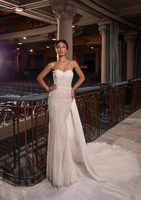 5 vestidos de novia corte SIRENA 2021: ¿Con cuál te casarías? 1