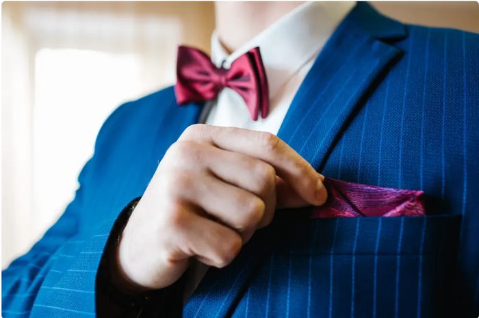 5 estilos de pañuelo para la chaqueta del novio 🤵‍♂️ 1
