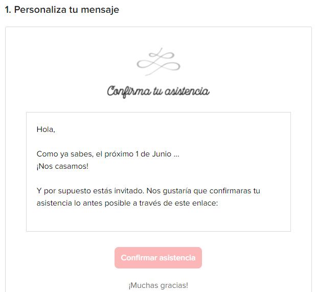 ¿Cómo enviar el link a tus invitados para que confirmen asistencia? 2