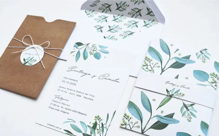 INSPIRACIÓN TARJETAS DE INVITACIÓN: ¿cuál te gusta más? 5