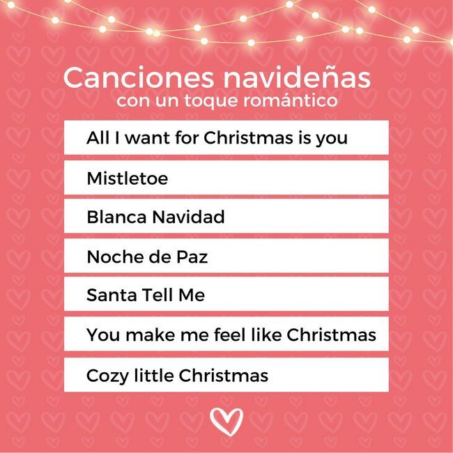 Canciones Navideñas, con un toque romántico 🎄💗 1