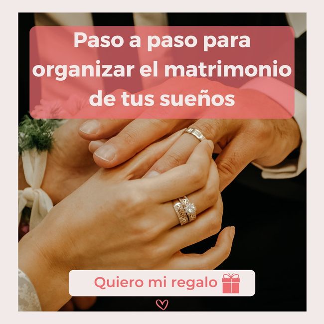 PASO A PASO: ¡Organiza tu matrimonio y consigue un súper regalo! 🎁 1