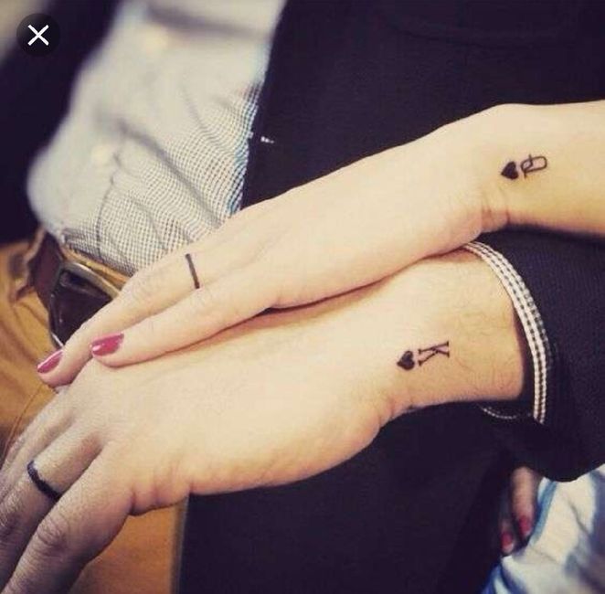 Tatuajes en pareja: ¿Quién dijo yo? 15