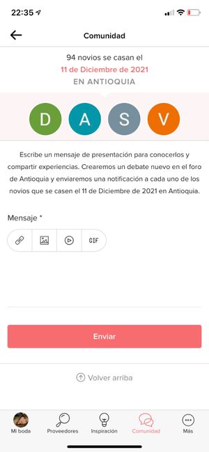 Novios que nos casamos el 11 de Diciembre de 2021 en Antioquia 1