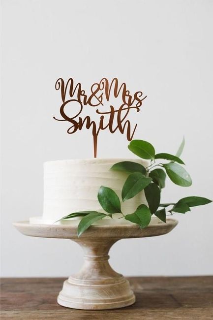 El Cake Topper: ¿Formal o Informal? 5