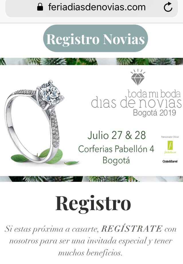 Feria de bodas Bogotá - 1