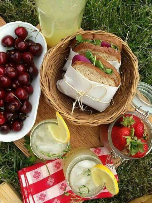 Picnic para celebrar el amor