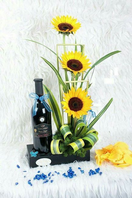 Decoracion con girasoles. - 17