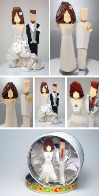Decoración con origami para la boda 3
