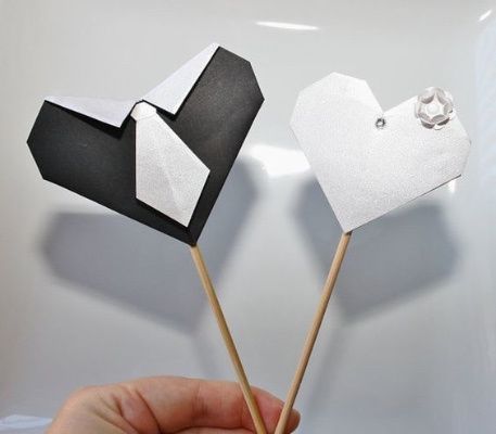 Decoración con origami para la boda 8