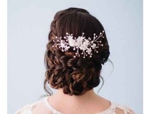 Coronas traseras para el peinado de novia - 1