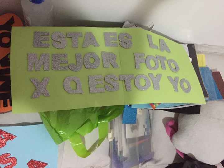 Como hacer carteles para boda - 1