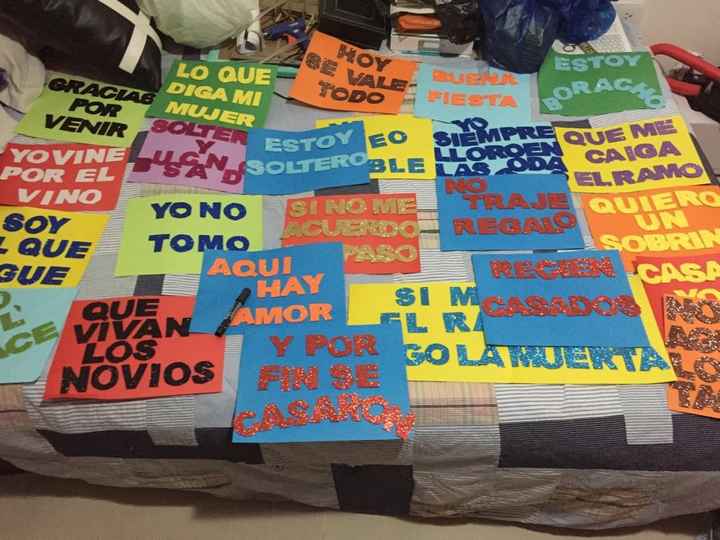 Como hacer carteles para boda - 2