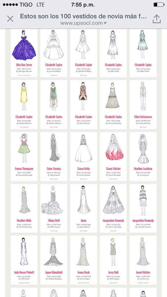 Los 100 vestidos de novia más famosos de la historia - 3