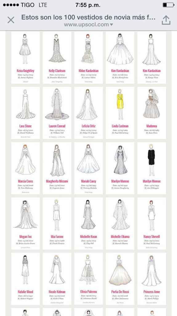 Los 100 vestidos de novia más famosos de la historia - 4