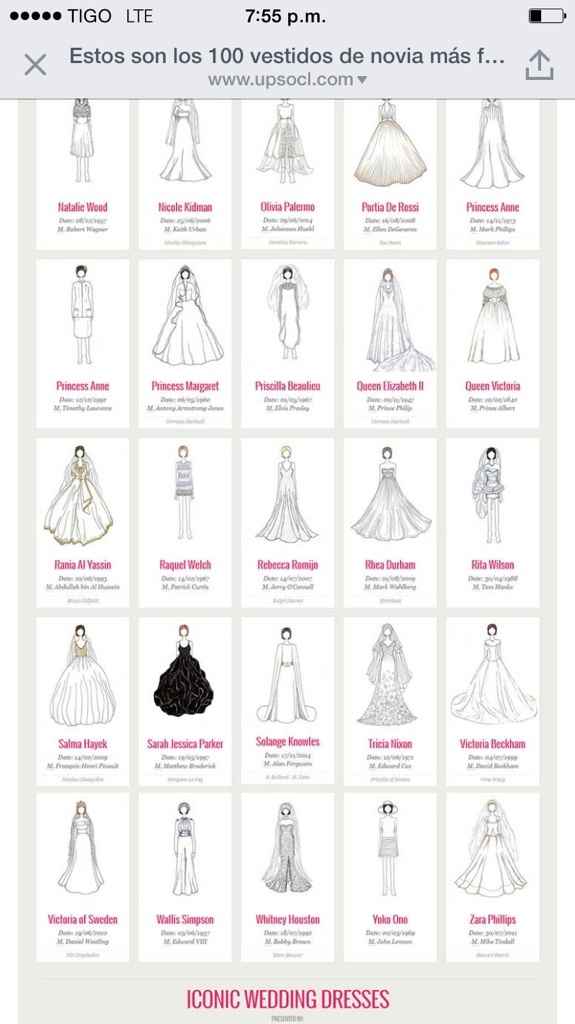 Los 100 vestidos de novia más famosos de la historia - 5