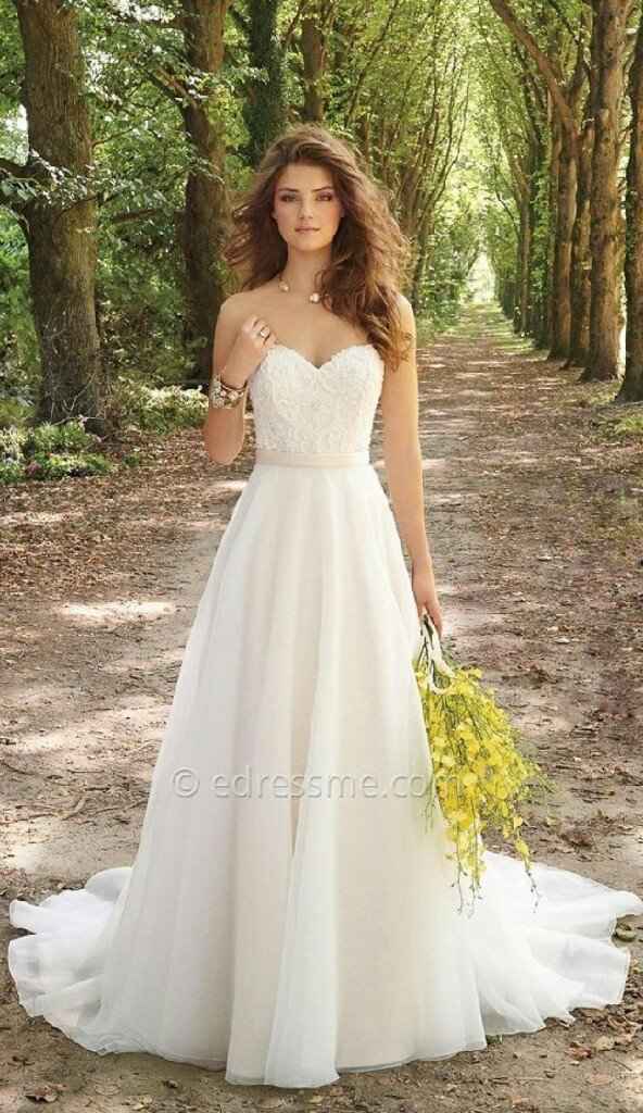 Vestidos de novia al aire 2025 libre