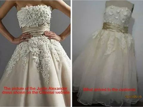 Vestidos de novia comprados por internet - 8