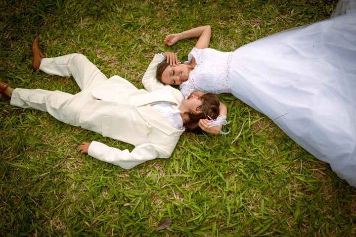 relax en las fotos de la boda 