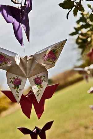 Mariposas en origami