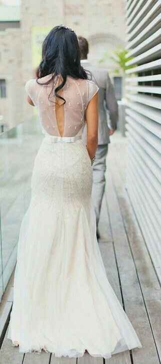 Vestido de novia .. el diseño en la espalda - 3