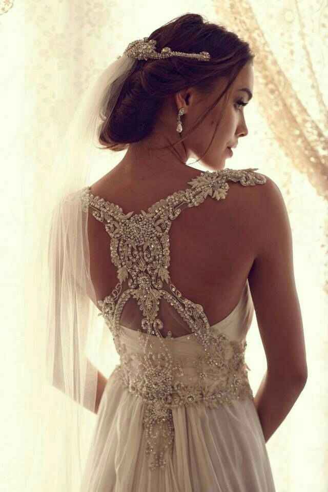 Vestido de novia .. el diseño en la espalda - 6