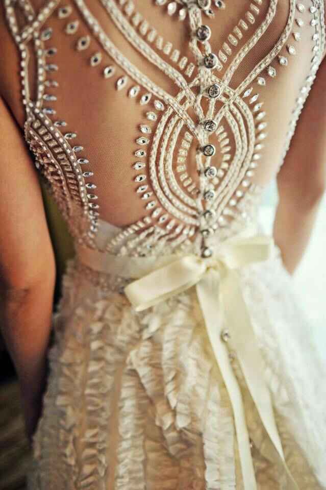 Vestido de novia .. el diseño en la espalda - 8