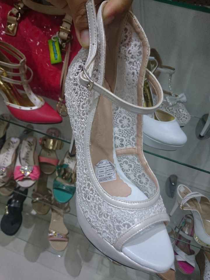 zapato de novia 