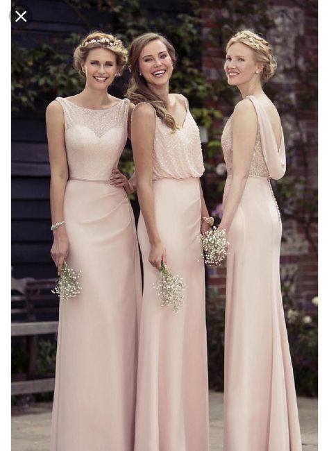 Cuál sería el color ideal para los vestidos de las damas de honor?
