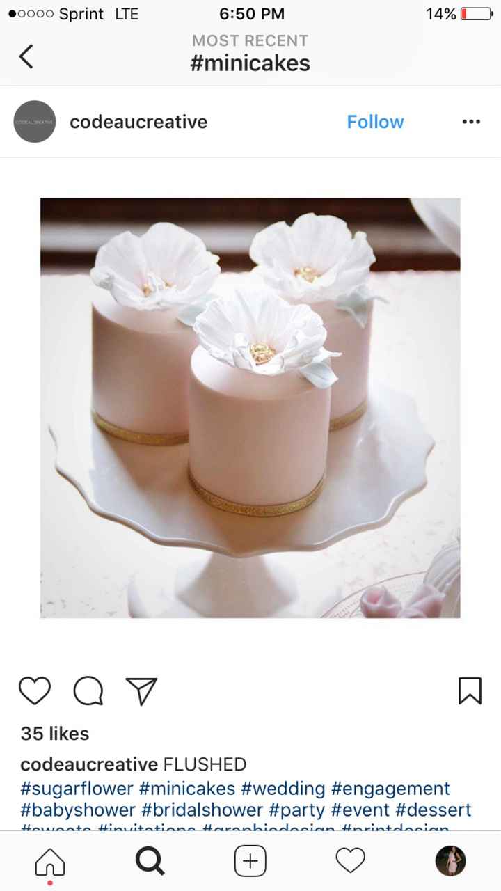 Mini cakes para recibir a los invitados - 4